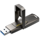 Носитель информации Netac US5 128GB USB3.2+TypeC Solid State Flash Drive, up to 550MB/500MB/s (NT03US5C-128G-32TA)