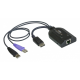 Серверный модуль ATEN DISPLAYPORT USB VIRTUAL MEDIA KVM ADP (KA7169-AX)