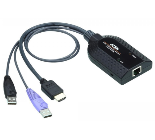 Квм адаптер ATEN USB HDMI Virtual Media KVM Adapter Cable (Support Smart Card Reader and Audio De-Embedder) (KA7188-AX) Квм адаптер ATEN USB HDMI Virtual Media KVM Adapter Cable (Support Smart Card Reader and Audio De-Embedder) (KA7188-AX)