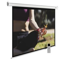 Экран Cactus 200x200см MotoExpert CS-PSME-200x200-WT 1:1 настенно-потолочный рулонный белый (моторизованный привод)