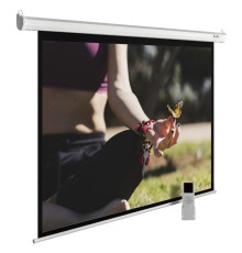 Экран Cactus 200x200см MotoExpert CS-PSME-200x200-WT 1:1 настенно-потолочный рулонный белый (моторизованный привод)