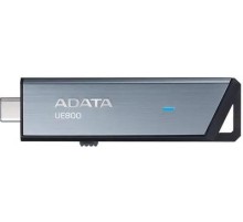 Флешка USB (Type-C) A-Data UE800 128ГБ, USB3.2, серебристый [aeli-ue800-128g-csg]