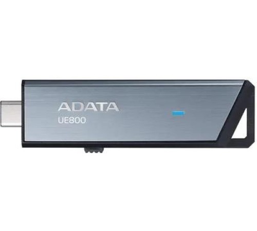 Флешка USB (Type-C) A-Data UE800 128ГБ, USB3.2, серебристый [aeli-ue800-128g-csg]