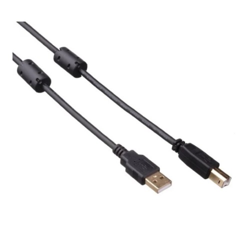 Exegate EX294747RUS Кабель USB 2.0 ExeGate EX-CCF-USB2-AMBM-2.0 (Am/Bm, 2,0м, 2 фильтра)