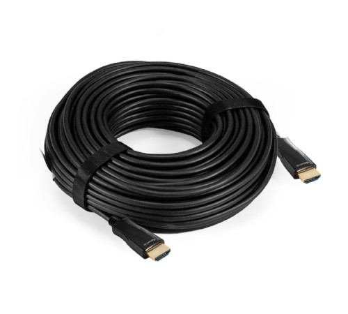 Exegate EX294700RUS Активный оптический кабель HDMI ExeGate EX-CC-HDMI2-30.0 (19M/19M, v2.0, 30м, 4K UHD, Ethernet, позолоченные контакты)