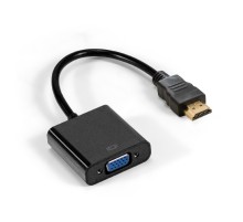 Exegate EX294717RUS Кабель-переходник HDMI-VGA ExeGate EX-HDMIM-VGAF-0.2 (19M/15F, 0,2м)