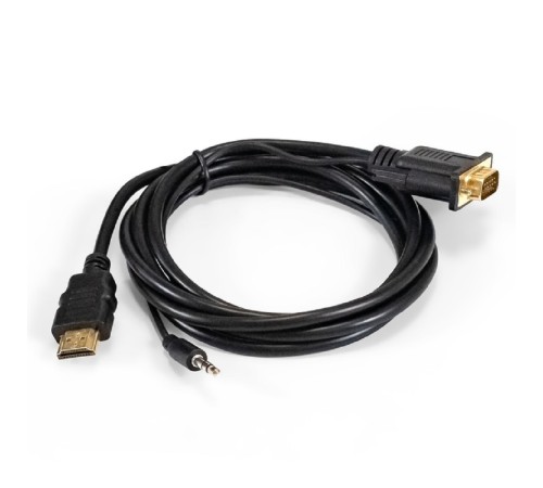 Exegate EX294719RUS Кабель-переходник HDMI-VGA ExeGate EX-HDMIM-VGAM-3.5JackS-1.8 (19M/15M+3.5mm Jack M, 1,8м) Преобразователь цифрового HDMI сигнала в VGA видео и стерео-аудио Exegate EX294719RUS Кабель-переходник HDMI-VGA ExeGate EX-HDMIM-VGAM-3.5JackS-1.8 (19M/15M+3.5mm Jack M, 1,8м) Преобразователь цифрового HDMI сигнала в VGA видео и стерео-аудио