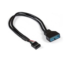 Exegate EX294785RUS Кабель-переходник USB 2.0-USB 3.0 ExeGate EX-CC-U3U2-0.15 (9pin(F)/19pin(M), 0,15м)