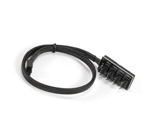 Exegate EX294793RUS Разветвитель питания с 4pin материнской платы на 1 CPU кулер и 3 корпусных вентилятора ExeGate EX-CC-4p4xF-0.3 (4pin F/4x4pinM, 0,3м)