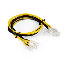 Exegate EX294790RUS Удлинитель кабеля питания материнской платы +12V ExeGate EX-EXT-8M8F-0.5 (8pin EPS12V M/8pin EPS12V F, 0,5м)