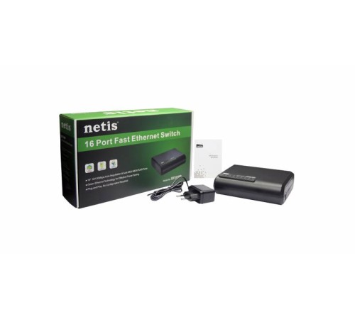 Коммутатор Netis ST3116P 16x100Mb неуправляемый