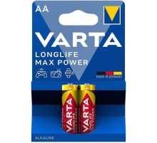 Батарейка Varta LONGLIFE MAX POWER (MAX TECH) LR6 AA BL2 Alkaline 1.5V (4706) (2/40/200) VARTA 04706101412