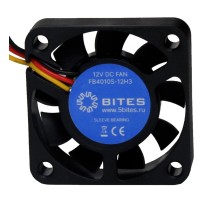 5bites Вентилятор FB4010S-12H3 40X10 / SLEEVE / 6000RPM / 3P