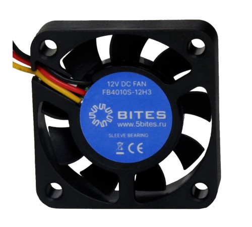 5bites Вентилятор FB4010S-12H3 40X10 / SLEEVE / 6000RPM / 3P 5bites Вентилятор FB4010S-12H3 40X10 / SLEEVE / 6000RPM / 3P