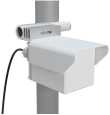 Точка доступа MikroTik Cube 60Pro ac (60Ghz antenna, 802.11ay wireless and 5GHz 802.11ac backup, 4 core x 716MHz CPU, 256MB RAM, 1 x Gigabit LAN port, RouterOS L4, POE, PSU) for use as a CPE in Point-to-Multipoint (CubeG-5ac60ay)