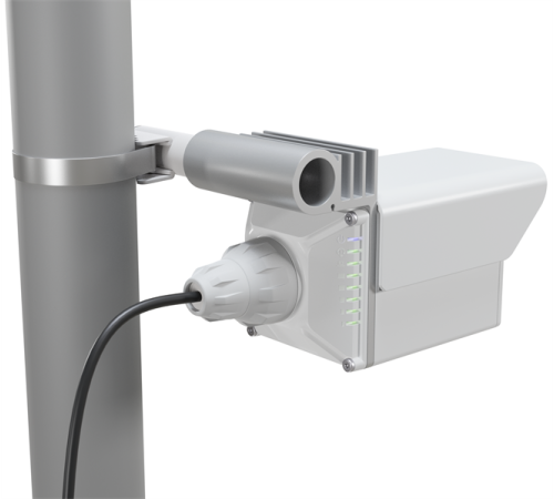 Точка доступа MikroTik Cube 60Pro ac (60Ghz antenna, 802.11ay wireless and 5GHz 802.11ac backup, 4 core x 716MHz CPU, 256MB RAM, 1 x Gigabit LAN port, RouterOS L4, POE, PSU) for use as a CPE in Point-to-Multipoint (CubeG-5ac60ay)