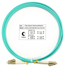 Cabeus FOP-50-LC-LC-2m Шнур оптический duplex LC-LC 50/125mm OM3 2м LSZH (FOP-50-LC-LC-2m)