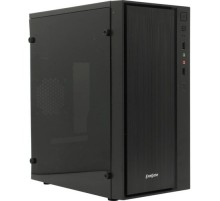 Exegate EX283753RUS Корпус Minitower ExeGate mEVO-9301-RGB-700W-12 (mATX, БП 700NPX с вент. 12см, с окном, 2*USB+1*USB3.0, HD аудио, черный с RGB подсветкой)