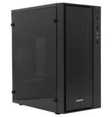Exegate EX283753RUS Корпус Minitower ExeGate mEVO-9301-RGB-700W-12 (mATX, БП 700NPX с вент. 12см, с окном, 2*USB+1*USB3.0, HD аудио, черный с RGB подсветкой)