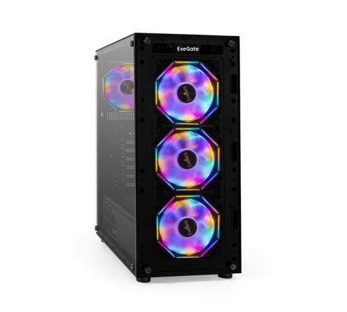 Exegate EX294977RUS Корпус Miditower ExeGate i3 BASE-NPX500 (ATX, БП 500NPX с вент. 12 см, с окном, 1*USB+1*USB3.0, аудио, 4 вент. 12см с RGB подсветкой) Exegate EX294977RUS Корпус Miditower ExeGate i3 BASE-NPX500 (ATX, БП 500NPX с вент. 12 см, с окном, 1*USB+1*USB3.0, аудио, 4 вент. 12см с RGB подсветкой)