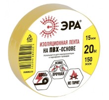 ЭРА C0036547 ПВХ-изолента 15ммх20м желтая  [043751]