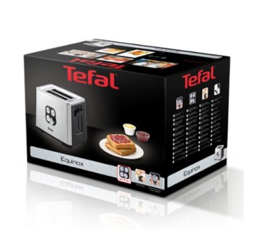 Тостер Tefal TT420D30 900Вт серебристый Тостер Tefal TT420D30 900Вт серебристый
