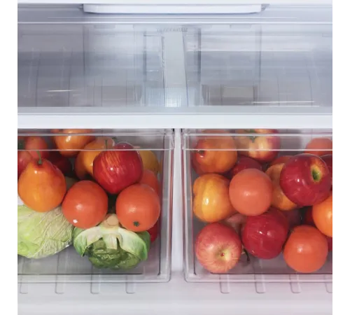 Холодильник Sharp SJ-XE59PMBE бежевый двухкамерный 430/148л морозилка сверху