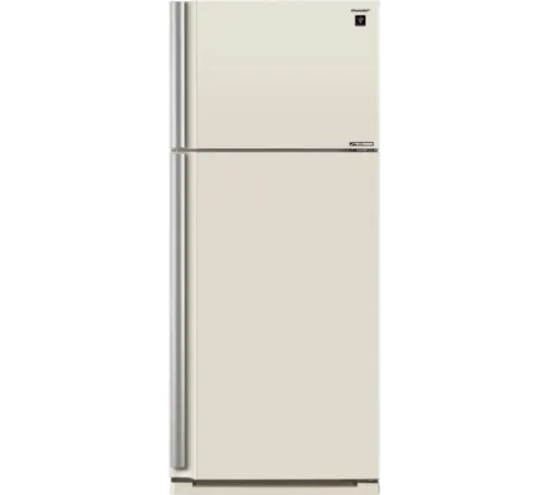 Холодильник Sharp SJ-XE59PMBE бежевый двухкамерный 430/148л морозилка сверху