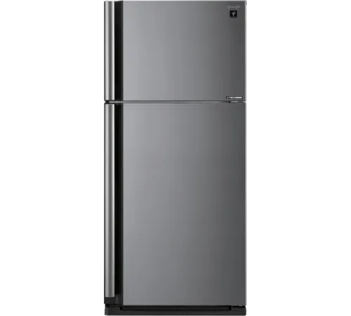 Холодильник Sharp SJ-XE59PMSL серебристый двухкамерный 430/148 л морозилка сверху