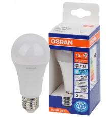 Лампа светодиодная LED 15Вт Е27 6500К 1521Лм груша 220В (замена 150Вт) OSRAM