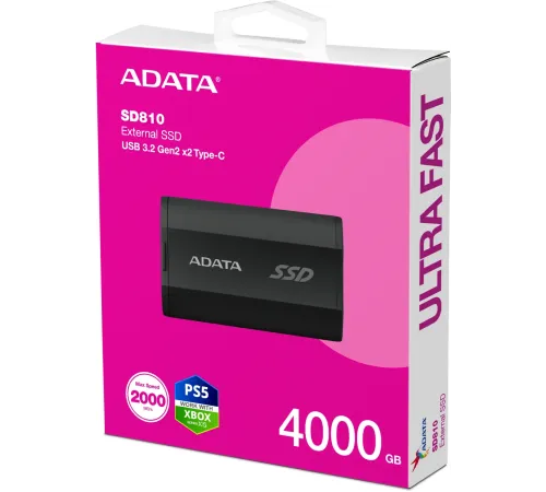 Твердотельный накопитель ADATA SD810-4000G-CBK