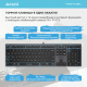 Клавиатура A4Tech Fstyler FX50 серый USB slim Multimedia (FX50 GREY) [FX50 GREY]