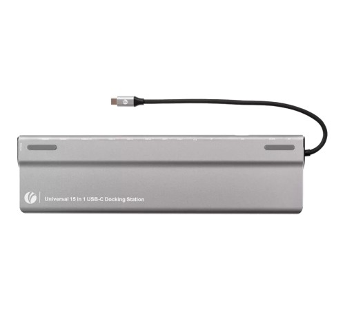 VCOM CU4703  Адаптер TypeC -->3*USB3.0+2*USB2.0+VGA+RJ45+SD+TF+AUD+HDMI+DP+2*USB3.1 Data+PD[4895182217294]