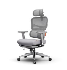 Эргономичное компьютерное кресло FoxGear NETZ модель X, серый