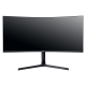 Монитор IRBIS NOBLEVIEW 34'' LED Monitor Curved 3440x1440, 21:9, VA, 400 cd/m2, 4000:1, 3ms, HDMI, DP, USB-C(65W), USB-Ax2, USB-B, PJack, Audio output, 165Hz, Tilt, Height, Swivel, внешн. бп, VESA, Black 3y (IMVW34UIDL)