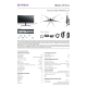 Монитор IRBIS NOBLEVIEW 34'' LED Monitor Curved 3440x1440, 21:9, VA, 400 cd/m2, 4000:1, 3ms, HDMI, DP, USB-C(65W), USB-Ax2, USB-B, PJack, Audio output, 165Hz, Tilt, Height, Swivel, внешн. бп, VESA, Black 3y (IMVW34UIDL)