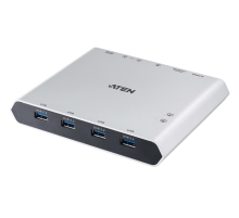 Квм перевключатель ATEN 2-Port 4K DisplayPort USB-C KVM Dock Switch with Power Pass-through (US3311-AT-G)