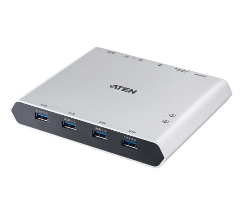 Квм перевключатель ATEN 2-Port 4K DisplayPort USB-C KVM Dock Switch with Power Pass-through (US3311-AT-G)