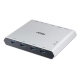 Квм перевключатель ATEN 2-Port 4K DisplayPort USB-C KVM Dock Switch with Power Pass-through (US3311-AT-G)