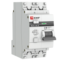 EKF DA32-40-30-pro Дифференциальный автомат АД-32 1P+N 40А/30мА (хар. C, AC, электронный, защита 270В) 4,5кА EKF PROxima