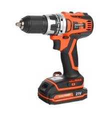 PATRIOT BR 210Li Дрель-шуруповерт аккумуляторная [180301550] { две батареи Li-ion, 21Vmax, 2,0 Ah, 59 Нм, кейс, комплект бит и сверл }