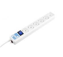 Power Cube Фильтр-удлинитель PRO white (3,0 м, 6 розеток, LC контур, 16А/3,5кВт) (SPL(5+1)-16B-P-3М)