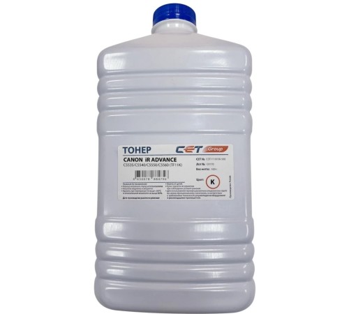 Тонер для заправки Тонер TF11K для CANON iR ADVANCE C5535 (CET) Black, 500г/бут, CET111015K-500 (CET111015K-500)