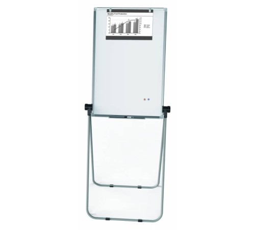 Флипчарт Deli E7886 магнитно-маркерная лак 60x90см на подставке белый с аксессуарами