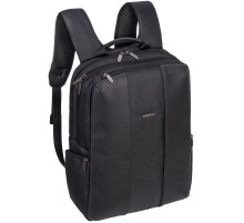 Рюкзак для ноутбука 15.6" Riva 8165 черный полиуретан/полиэстер
