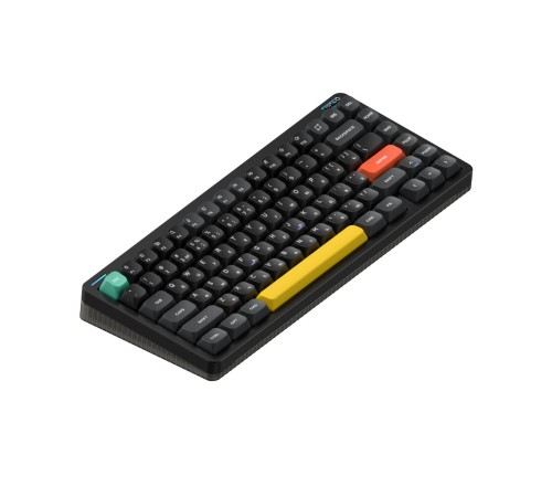 Беспроводная механическая клавиатура QMK Nuphy Halo75 V2 Obsidian Black, RGB, Hot Swap, Mint Switch