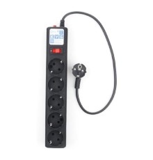 PowerCube Фильтр-удлинитель 5.0м, 5 розеток,10А (SPG5-С1), черный графит