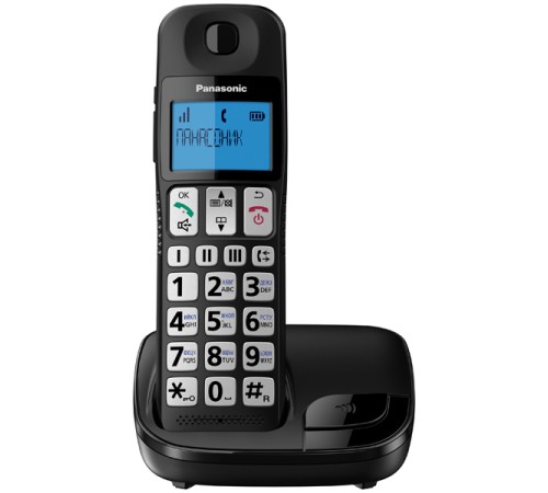 Р/Телефон Dect Panasonic KX-TGE110RUB черный АОН Р/Телефон Dect Panasonic KX-TGE110RUB черный АОН
