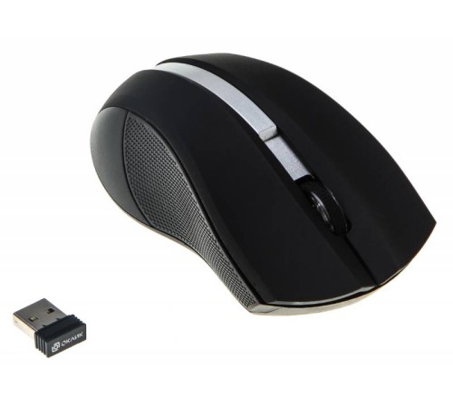 Мышь Оклик 615MW черный/серебристый оптическая (1000dpi) беспроводная USB (2but) Мышь Оклик 615MW черный/серебристый оптическая (1000dpi) беспроводная USB (2but)