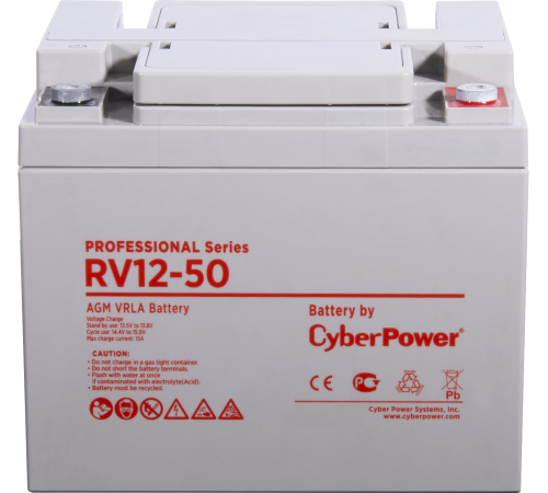 Аккумуляторная батарея PS CyberPower RV 12-50 / 12 В 50 Ач CyberPower Professional Series RV 12-50